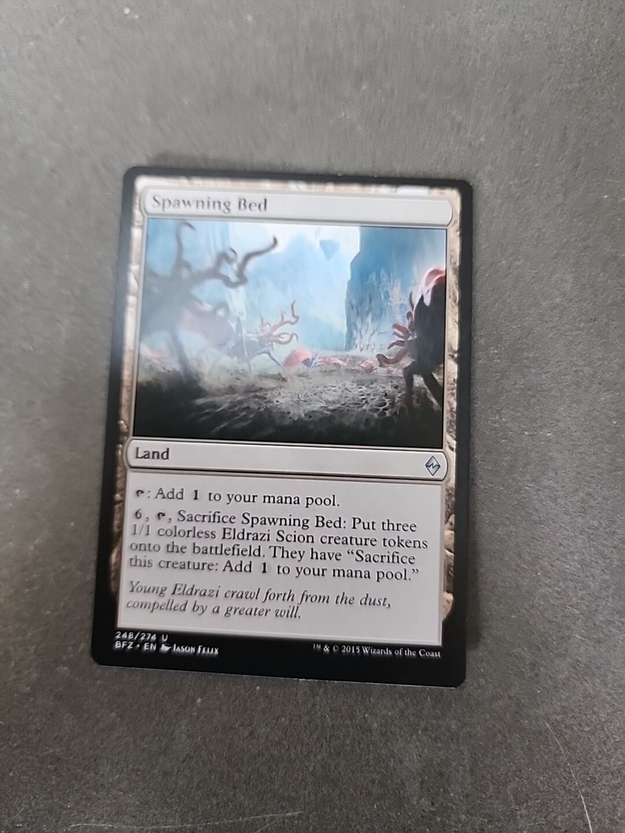 Spawning Bed 2x FOIL BFZ MTG Battle for Zendikar Uncommon MINT land Spawning Bed 2x FOIL BFZ MTG Battle for Zendikar Uncommon MINT land