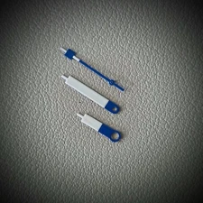 HANDS SET MU1 STYLE BLUE CENTER MATTE BGW9 / SEIKO MOD SKX SKX007 NH35 NH36