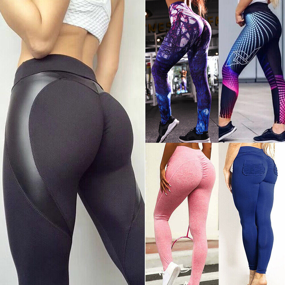 Women Push-Up New products world's highest quality popular Print Max 55% OFF Yoga Pants Runni Fitness High Leggings Waist