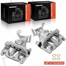 A-Premium 2x Rear Side Brake Caliper w/ Bracket for Ford Focus 2000 2001-2007