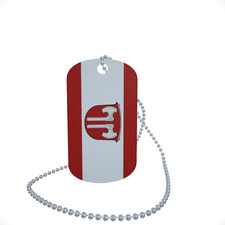 Dog Tag Flag Bunting Drift Valley Dog Tag Aluminium 30 x 50mm