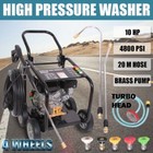 NEW BLACK JET 10 HP 4800 PSI HIGH PRESSURE WATER WASHER CLEANER GURNEY 20 M