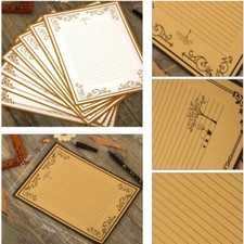 32PCS Writing Letter Paper Stationery Retro for Crafts Wedding Invitation