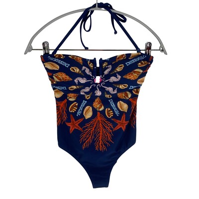 Desigual Mujer Azul Marino Bikini Sheila Mar Estampado Baño one - Main Image