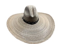 Sombrero Charro Alamo Paja/Palma O/S 7” Brid Band Corbatas Sombrero Vaquero Occidental México