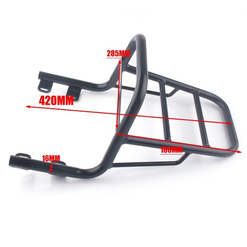 Black Rear Luggage Rack Carrier For Interceptor 650 Continental 650GT 2019-2023 - Picture 7 of 10