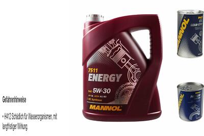 5L Motoröl MANNOL Energy 5W-30 1x MANNOL Leak-Stop ADDITIV+Motor Doctor