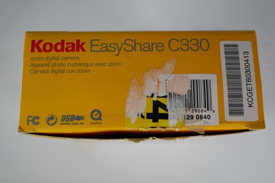 Kodak EasyShare C330 4.0MP Digital Camera Silver Tested & Working!