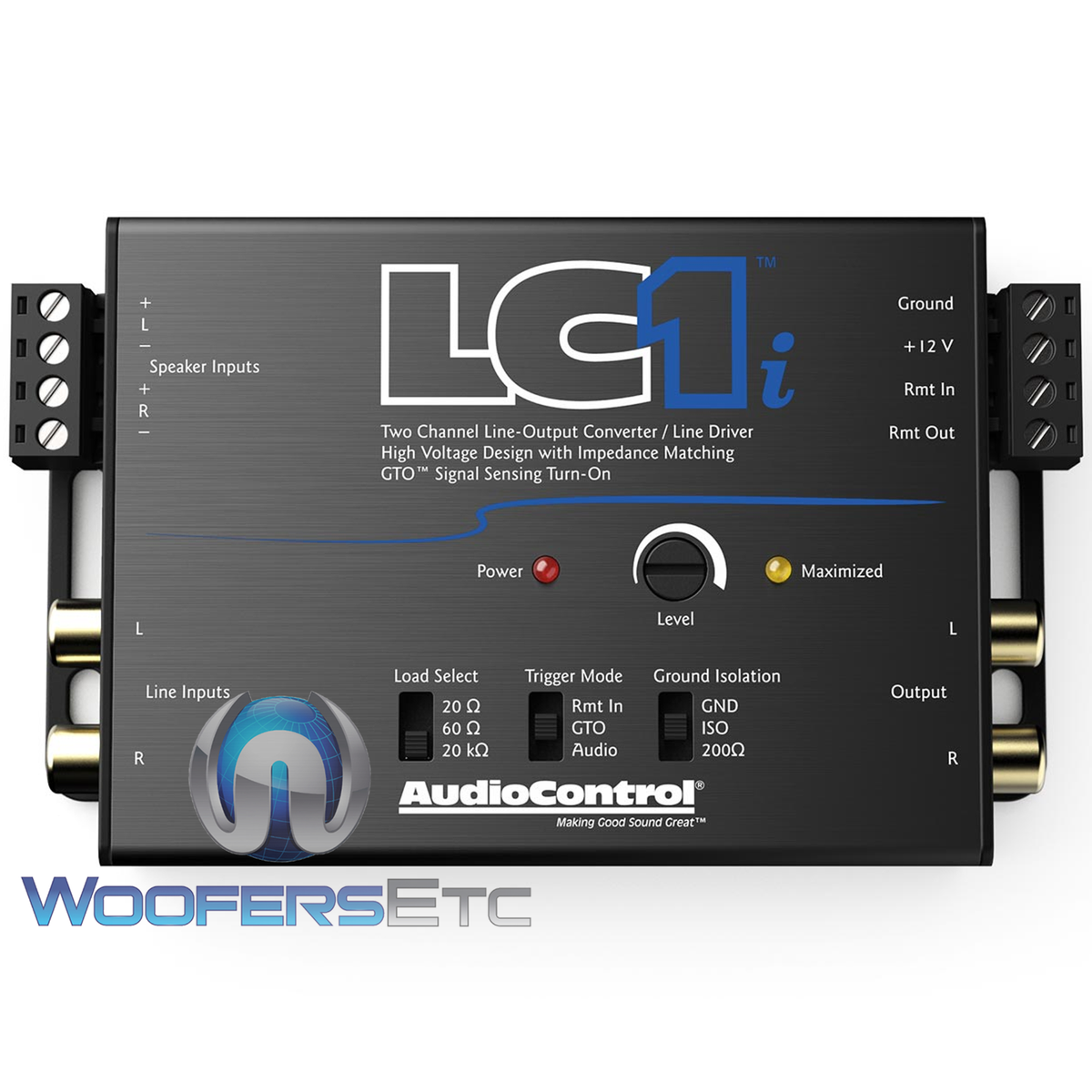 AUDIO CONTROL LC1i ACTIVE HIGH VOLTAGE CAR 2 CHANNEL LINE OUTPUT