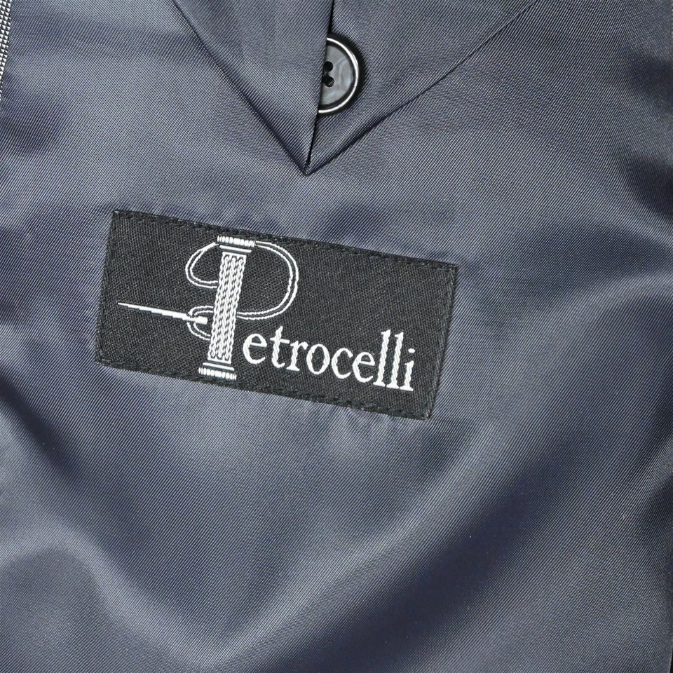 Petrocelli 50R серый акульей кожи 100% шерсти блейзер куртка спортивное пальто - Изображение 4 из 4