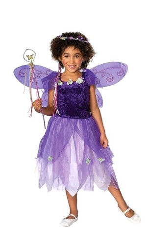 Niño CIRUELA PIXIE Princesa Elegante Vestido Disfraz Niñas Hada Conjunto Libro Semana Fiesta - Imagen 2 de 2