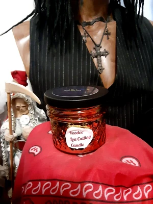 Loa Voodoo Vodou Calling And Communication Haunted Red Candle