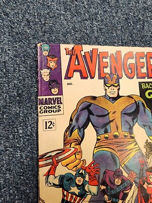 Avengers #28 1966 1st app. The Collector Marvel Comics Jack Kirby