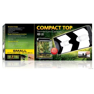Exo Terra Small Compact Top Terrarium Canopy Reptile Habitat Light Fixture 2226