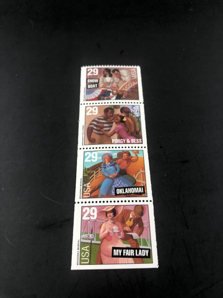 1993 Broadway Musicals 29 Cent 29c Stamp Booklet of 4 Scott# 2767-2770 - Image 2 of 4