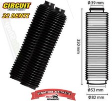 COPPIA SOFFIETTI FORCELLA PER HONDA DOMINETOR 600 COLORE NERO Circuit CISS00
