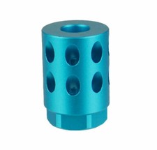 1/2x28 TPI Thread Muzzle Brake Compensator Anodized Blue For Ruger 1022 10/22