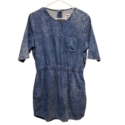 white christmas dresses Aura Classic Curve Light Washed Denim Dress – Thilakawardhana