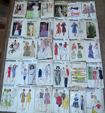 63 Butterick Sewing Patterns Womens size 12 with a 34" Bust 1950's-80's You-Pick