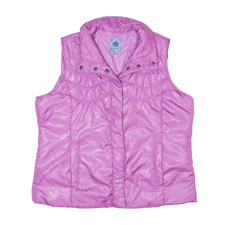 Izod Puffer Gilet Purple Womens Xl