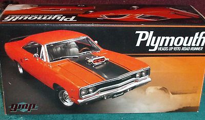 GMP 1970 PLYMOUTH ROAD RUNNER ''HEADS UP'' STREET MACHINE ORANGE RARE!