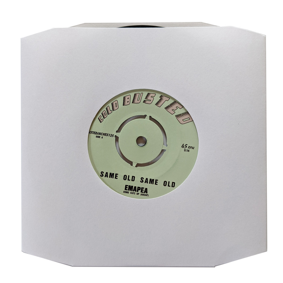 Emapea – Same Old Same Old / Drop The Bass (Black Vinyl 7"") BUSTEDINCHES125