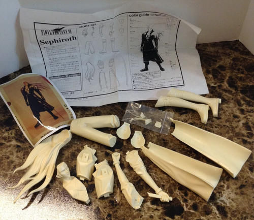 Kit garage Kotobukiya Final Fantasy 7 FF7 Sephiroth 1/8 LOOSE & INCOMPLET, LIRE - Photo 1/13