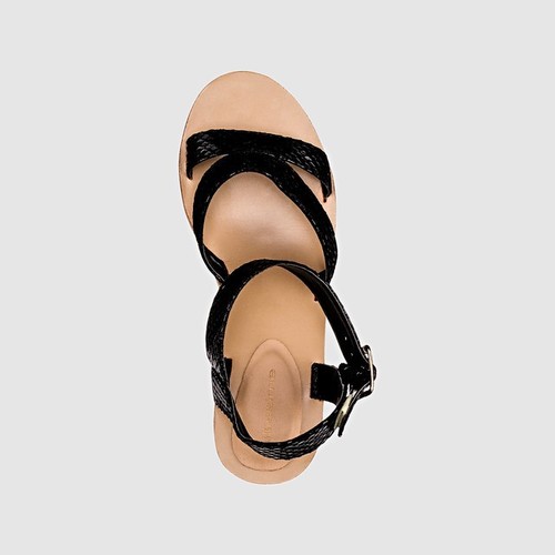 CASTALUNA Sandali con tacco stampa pelle di serpente UK 5 EU 38 LN21 18 SALDI - Foto 3 di 5