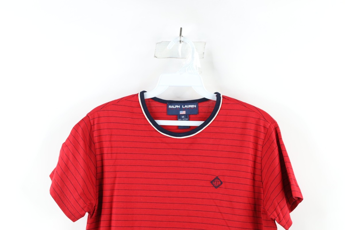 Vintage 90s Polo Sport Ralph Lauren Womens Medium Striped Short