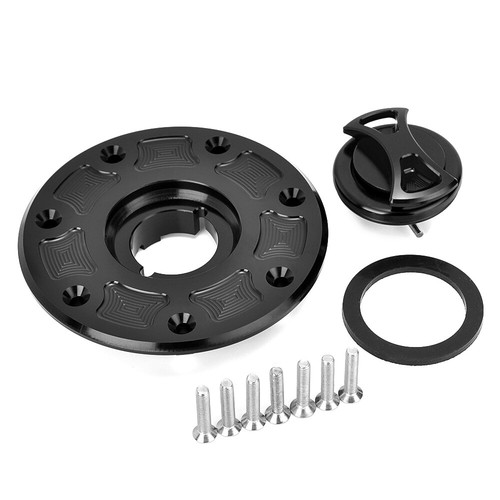 Fuel Gas Tank Cap For Kawasaki GPX250 GPZ500 88-07 GPZ500S GTR1000 ZG1000 ZXR250 - Imagen 3 de 8