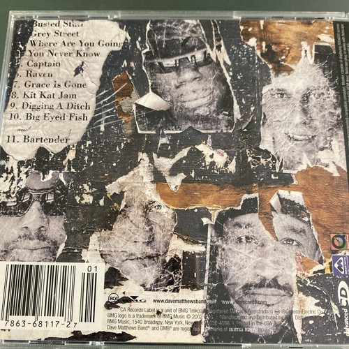 Dave Matthews 9 LOT/ 13 DISCS: Crash Everyday Busted TBOWA 1 Under Table Live VG - Imagen 8 de 10