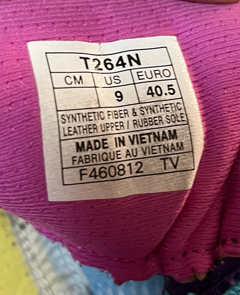 Zapatillas deportivas para mujer ASICS Gel Noosa Tri 7 multicolores T264N 9 40,5 Foto 2 de 4