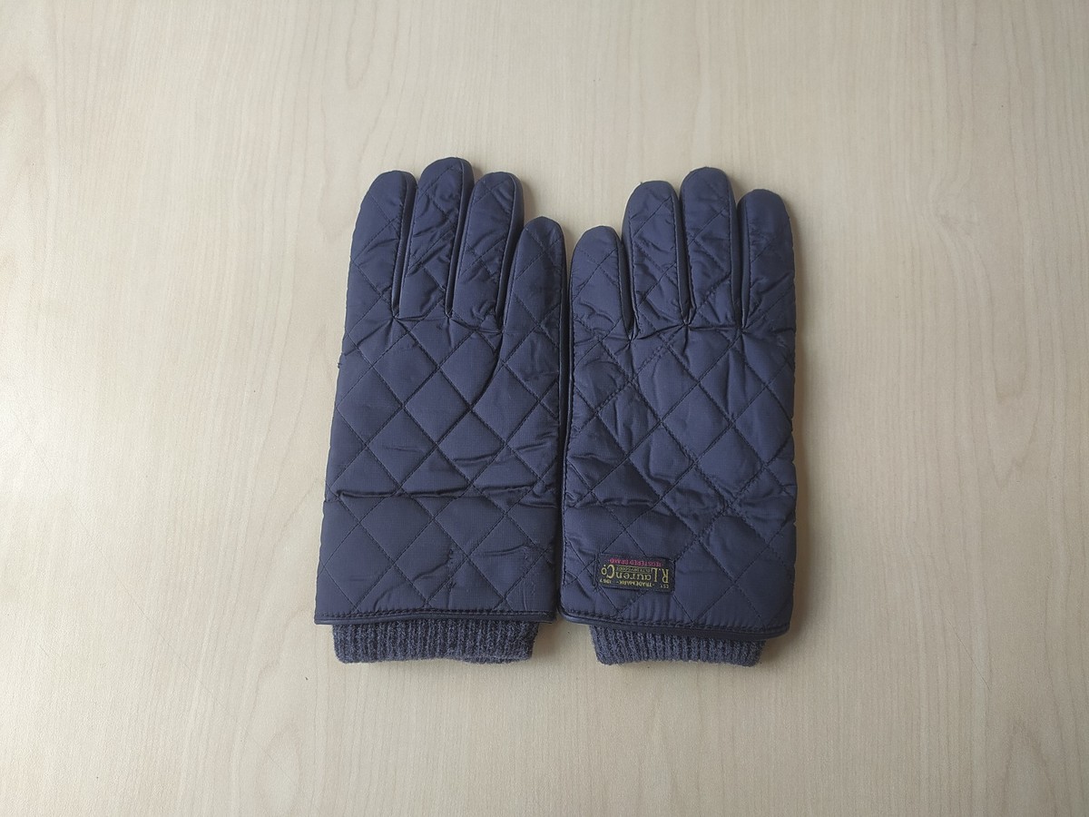 Polo Ralph Lauren Quilted Touch Screen Field Gloves WORLDWIDE