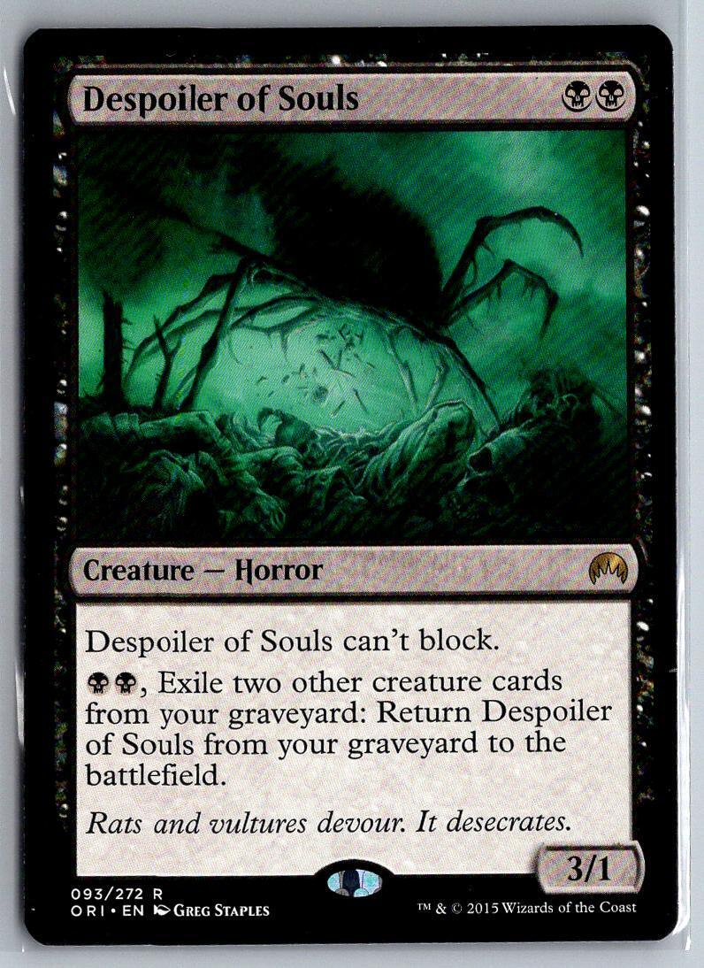 Despoiler of Souls 2x FOIL ORI MTG Magic Origins Rare MINT black Despoiler of Souls 2x FOIL ORI MTG Magic Origins Rare MINT black