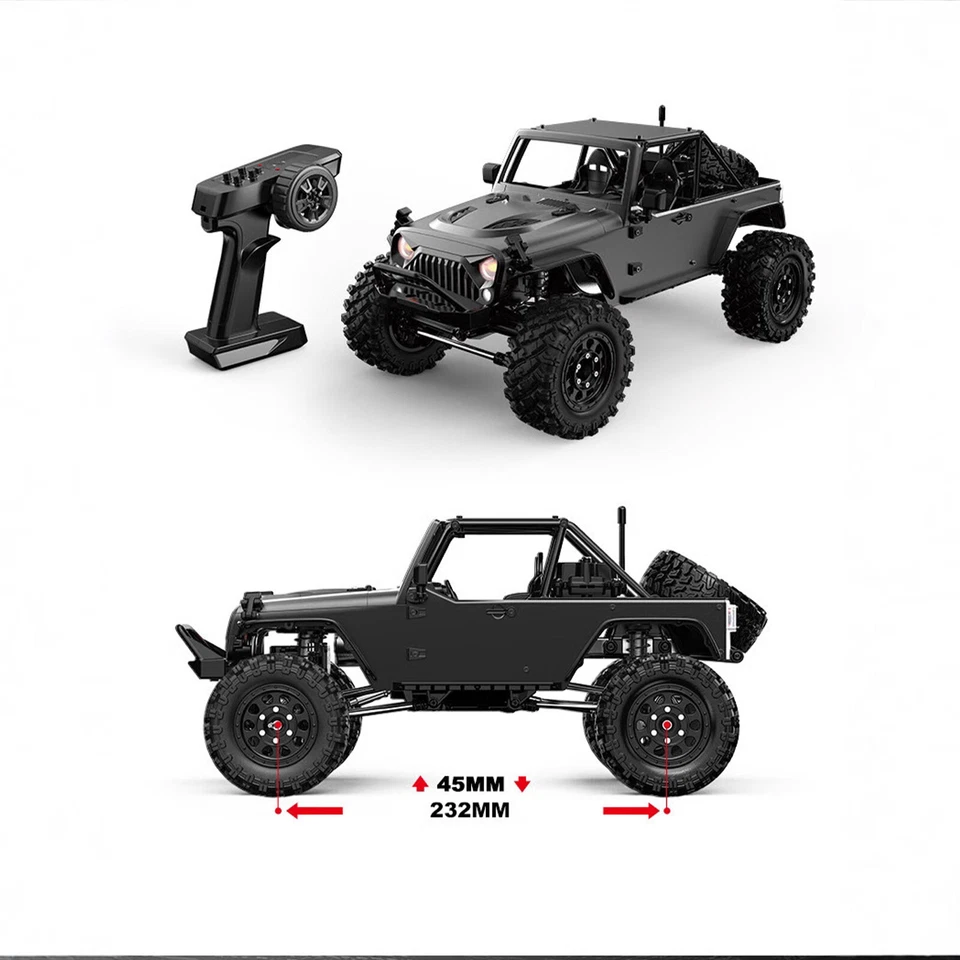 MJX H12Y RC Car 1:12 Off Road Remote Controlled Rock Crawler Brushless 2S 7.4Vq2 - Image 2 of 4