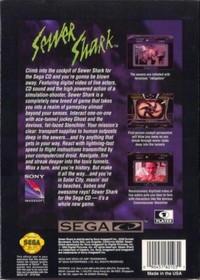Sewer Shark (Sega CD) Black Disc Only Near Mint Tested!