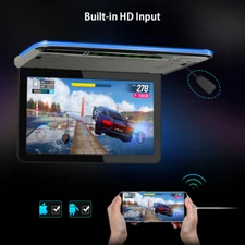 XTRONS 13.3'' inch HD Screen Car Roof Overhead Monitor HDMI/USB/1080P Game