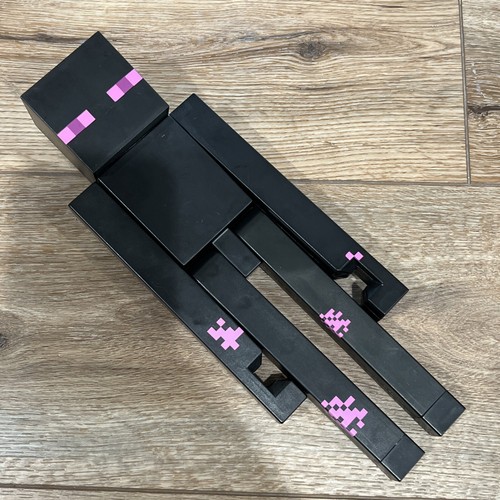 Figura de acción a gran escala Minecraft Enderman 11"" pulgadas Mojang Mattel 2018 rara - Imagen 9 de 9