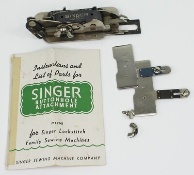 SINGER Buttonholer 121795 Attachment Low Shank Fits Featherweight and Others
