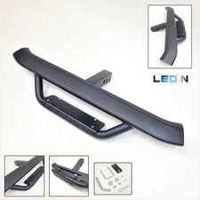 For 2" Receiver Truck Heavy Duty Tow Hitch Step Bar Guard Drop Step Black Slant
