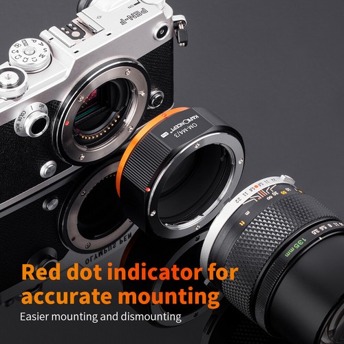 K&F Concept Lens Adapter Pro For Olympus OM Mount Lens to Micro 4/3 MFT Camera - Picture 7 of 11
