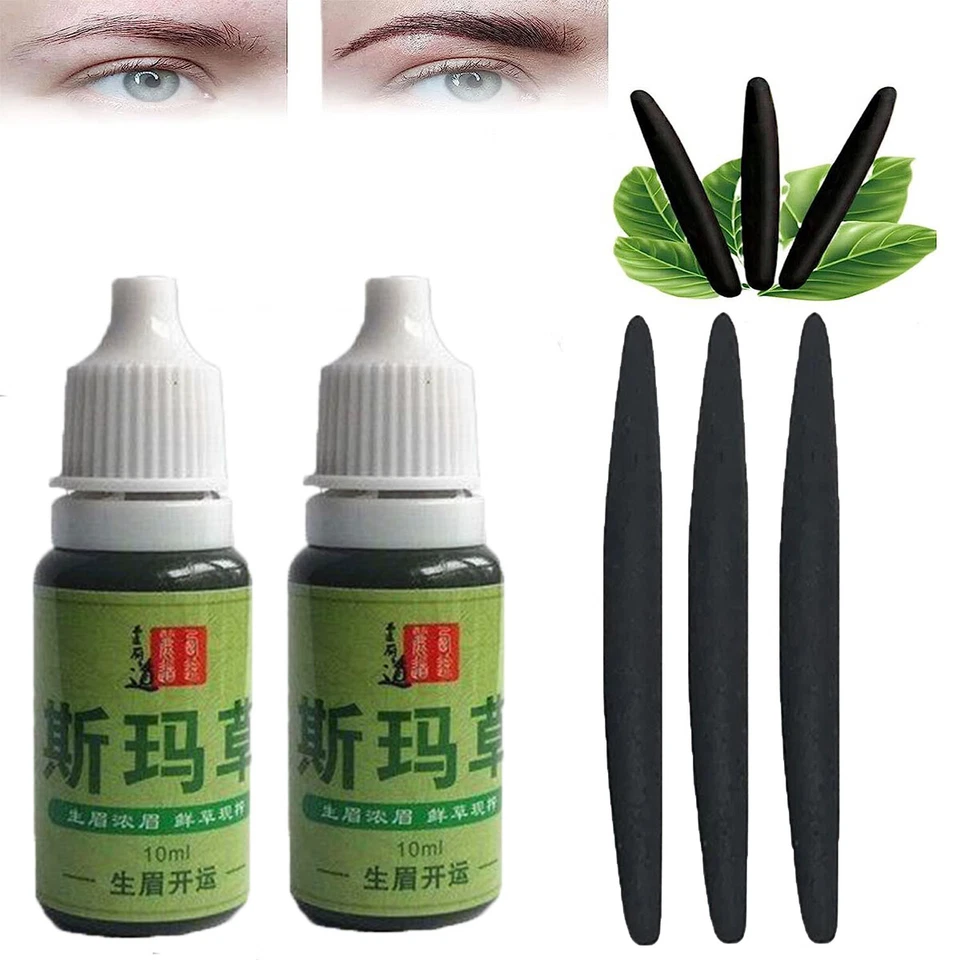 Eyebrows Growth and Good Luck Pure Usma Grass Juice Hair Growth Liquid - Image 2 of 4