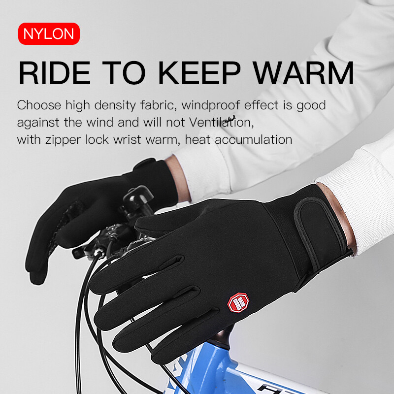 Thermal Windproof Waterproof Winter Gloves Touch Screen Warm Mittens