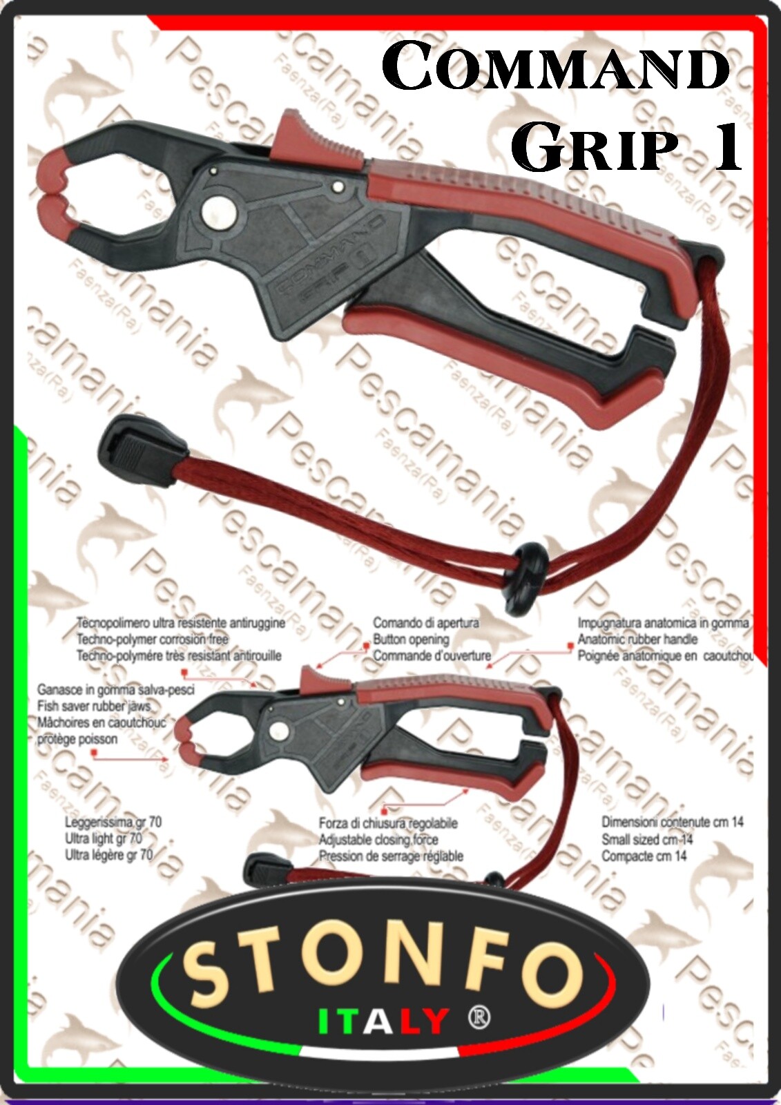Pinza salpa pesci Stonfo Command grip 1 boga catch and release