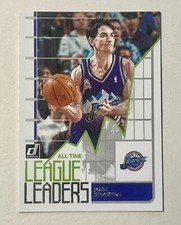 2020-21 Panini Donruss John Stockton All-Time League Leaders #8 Utah Jazz
