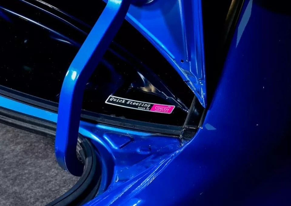 Subaru Impreza 22B STi Curvado DIRECCIÓN RÁPIDA etiqueta 93080FA960 autoadhesivo OEM Foto 4 de 4