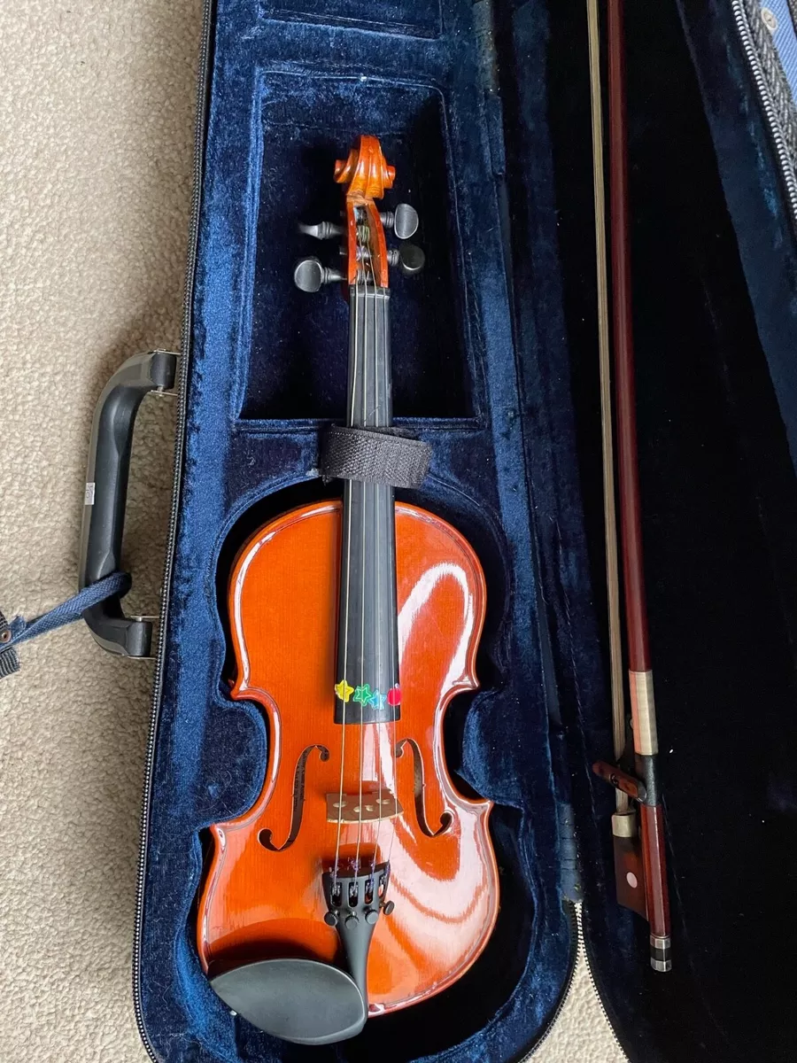 1 10 size Violin VGC. Cardiff Violins upgraded Chinese Instrument in 1 8 case