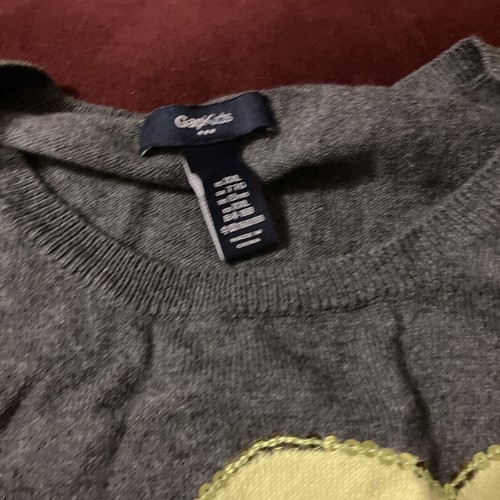 Girl’s Grey GAP XXL Valentine’s Day LOVE Sweater W/Sequins-worn Only A Few Times - Picture 7 of 24