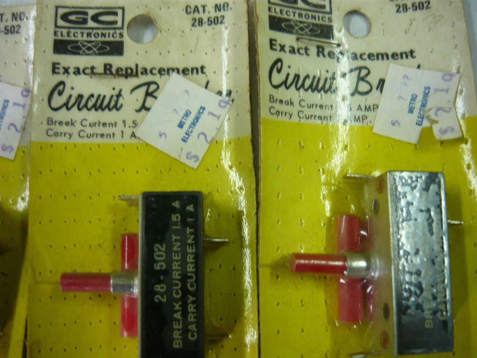 7 INTERRUPTORES AUTOMÁTICOS GC SURTIDOS NOS Foto 3 de 4