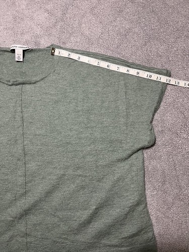 Women’s Autumn Cashmere Short Sleeve XS X-Small Green Sweater - Pure Cashmere - Picture 7 of 7